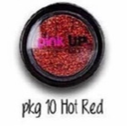 Glitter Eye Shadow Pink Up Hot Red PKG10