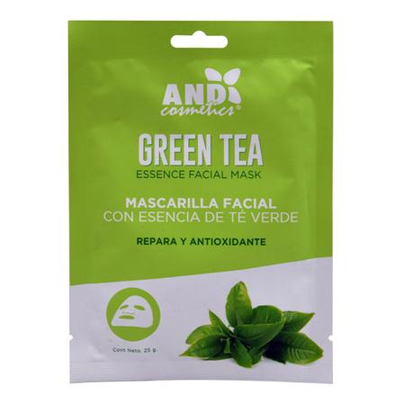Mascarilla Facial Con Esencia De Te Verde AND