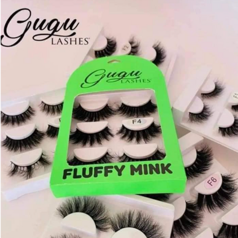 Pestanas Gugu Lashes Fluffy Mink F1