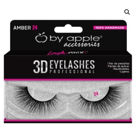 Pestañas 3D Eyelashes Professional Amber 24 By Apple 50200